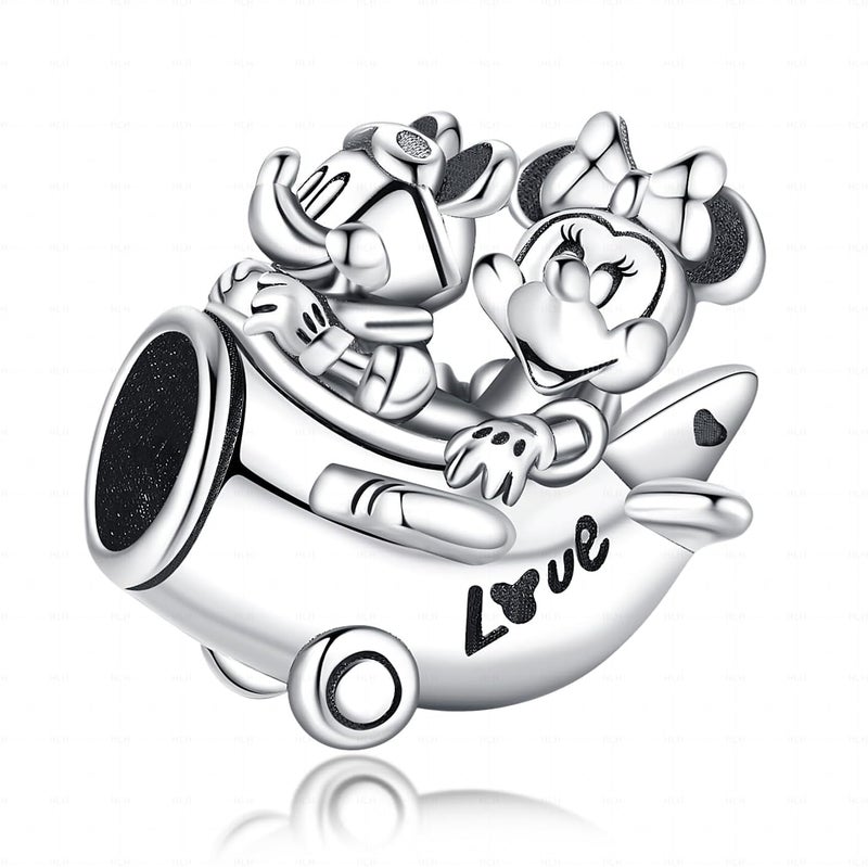 VALGACLS Mom Wife Daughter Love Heart Wedding Rings Charms 925 Sterling Silver Charms for Bracelets Necklace Valentine's Day Mother's Day Jewelry Charm for Women - Image 1